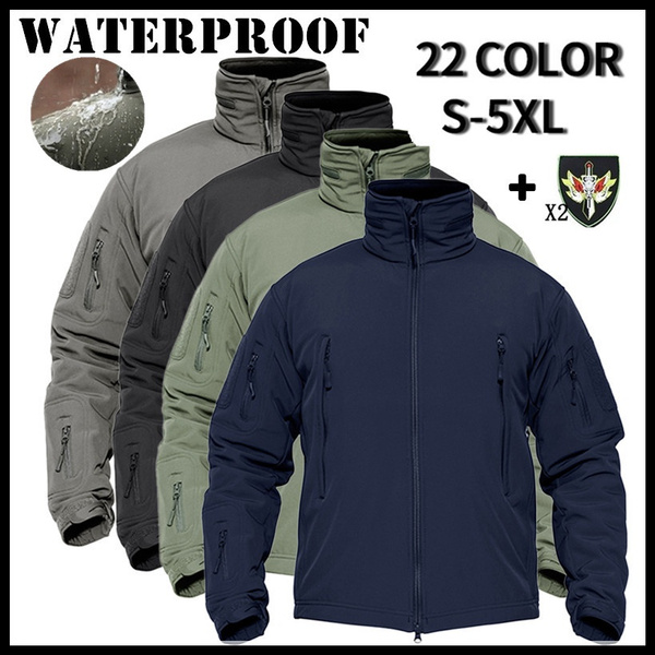 Soft Shell V4 Tactical Military Jacket Waterproof Softshell Jackets Men