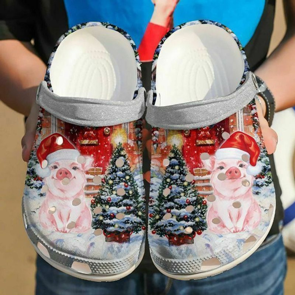 Christmas crocs shop shoes