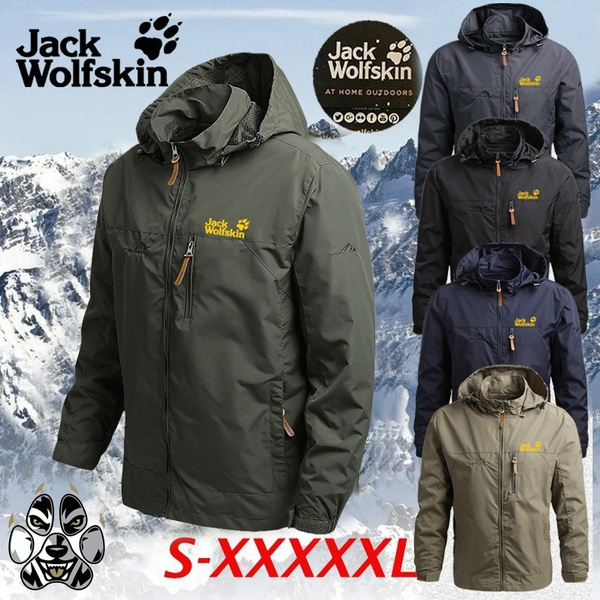 overzee Versterker Alvast 2021/2022 Fashion Brand Jack Wolfskin Waterproof Jacket Raincoat Men's  Sportswear Outdoor Hiking Wear Hooded Soft Shell Jacket Rain Jacket | Wish