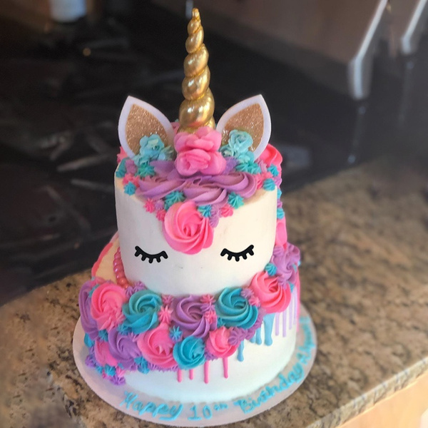 Unicorn Cake Topper / Rainbow Cake Topper / Unicorn Birthday / Birthday Cake  Topper 