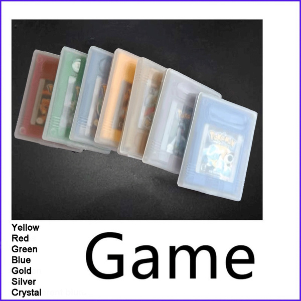 Pokemon Blue/Crystal/Green/Gold/Red/Silver/Yellow Game Cartridge