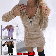 knitdre, Women, Plus Size, sweater dress