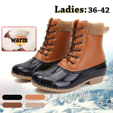 fur, Winter, Waterproof, Boots