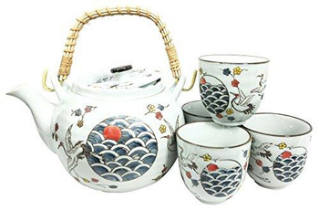 Set, Tea, Pot, Ceramic