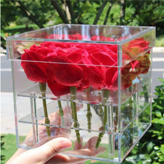 Box, Flowers, portable, Rose