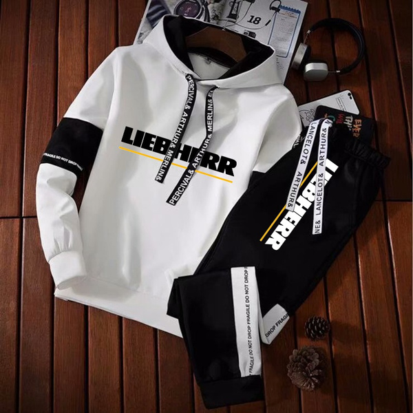 Fashion Liebherr's New Men's and Women's Sports Suit Hoodie and Pants 2 ...