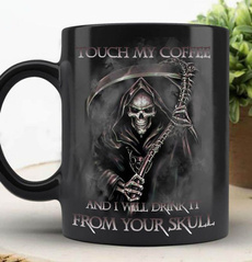 wishmug, Coffee, Ceramic, skull