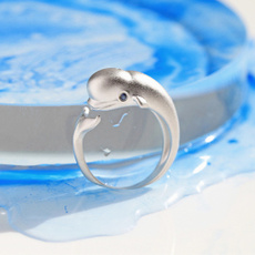 Couple Rings, Blues, jewelrymakingtool, Adjustable