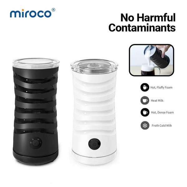 Miroco® Milk Frother Stainless Steel Milk Steamer with Hot & Cold