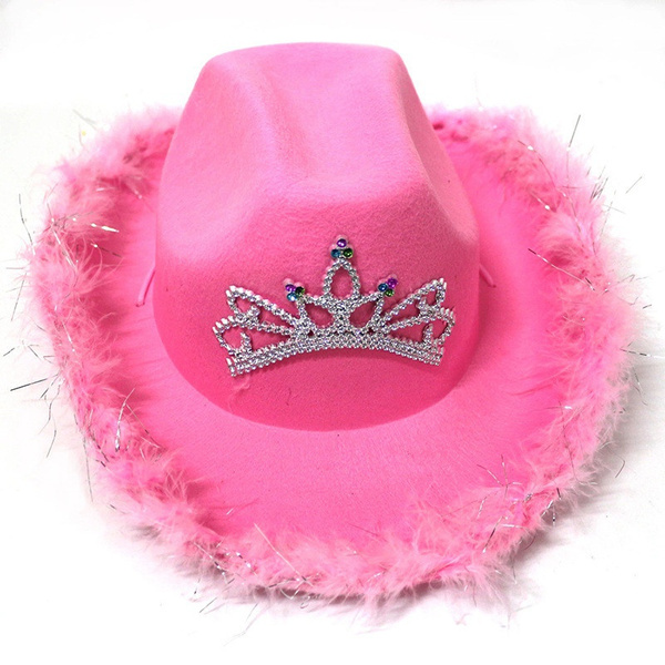 Western Cowboy Caps Pink Cowgirl Hat 