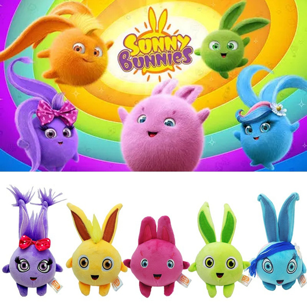 5PCS Soft Stuffed Animals Sunny Bunnies Plush Toys Kids Happy Rabbit  Sleeping Cartoon Toy for Baby Girls Children Birthday Gifts | Wish