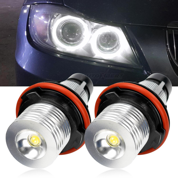 Yiyasu Store 2pcs For BMW E60 E61 E63 E39 E87 E53 E66 Angel Eyes Halo ...
