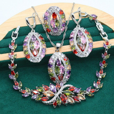 Bridal Jewelry Set, Earring, weddingnecklaceset, womenjewelryset