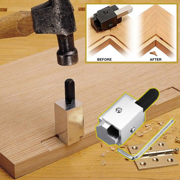 Squaring Corner Chisel, Hinge Punch Corner Chisel Mortise Jig Trend