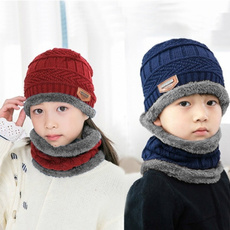 Warm Hat, Fleece, kids scarf, Winter