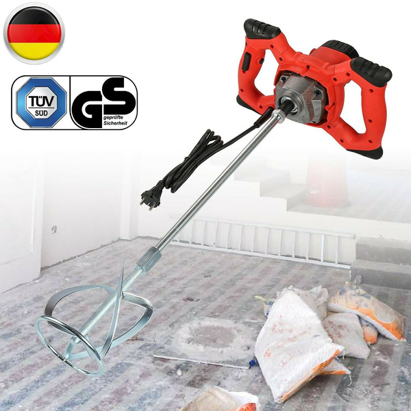 Profi Rührwerk Handrührwerk Mörtelrührer Betonmischer 6-Gang einstellbar inkl. Rührer 120mm
