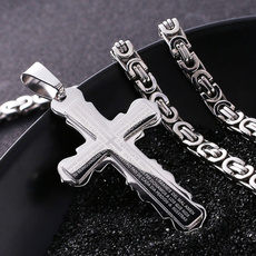Chain Necklace, necklaces for men, Jewelry, Cross Pendant
