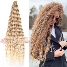 Synthetic, deepwave, Hair Extensions, braiding
