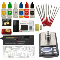 Gold/Silver Test Acid Tester Kit 10k 14k .999 .925 Sterling Testing Stone  Detect Precious Metals Oro