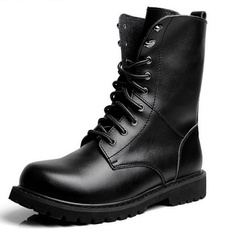 combatbootsmen, Leather Boots, Lace, Combat