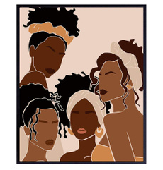 afrowallart, Decor, africanamericanwomen, art