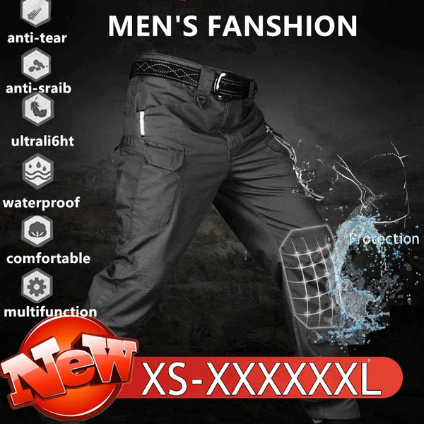 2022 New Style Men's Waterproof Outdoor Tactical Pants Multi-pocket ...