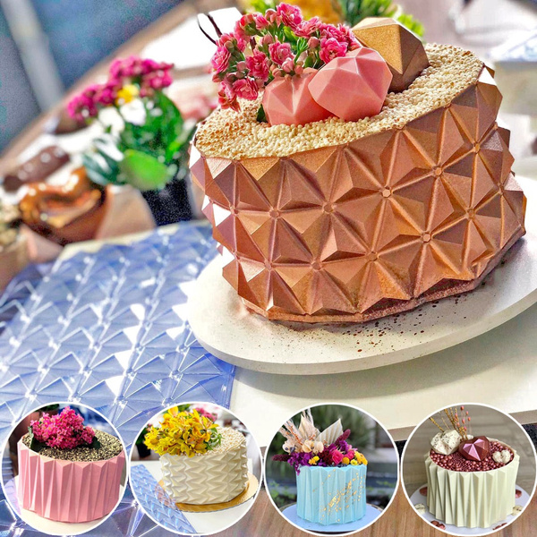 Flowers In Bloom Design Mesh Stencils Wedding Cake Mould Fabric Cake Stencil  Template Cake Decorating Tool Baking Accessories - Cake Tools - AliExpress