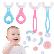 handletoothbrush, babytoothbrush, Silicone, cleaningbrush