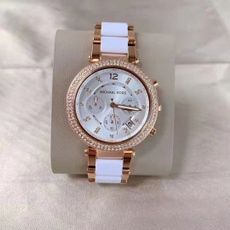 namemk5774, Rose, white, Watch