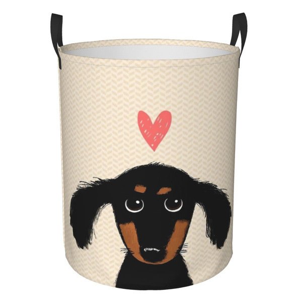 Dachshund Woven Basket