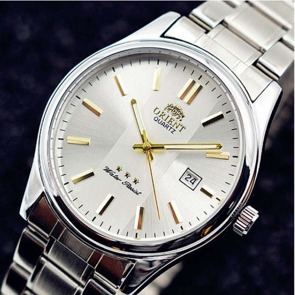 Orient Men's Quartz Watch Stainless Steel Quartz Watch Business Watch