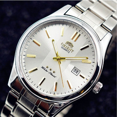 Steel, quartz, business watch, Watch