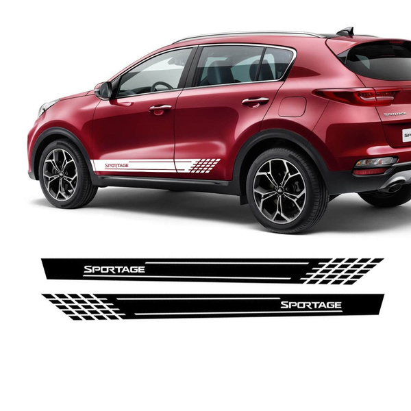 Decal Sticker Vinyl Side Stripes For Kia Sportage 3 4 QL Auto Door Side