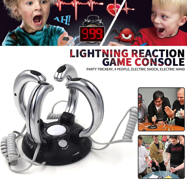 Electric Shock Game Electro Reaction Lightning Shocker Punishment Thrilling 