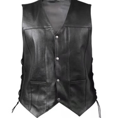 Vest, Plus Size, Lace, leather