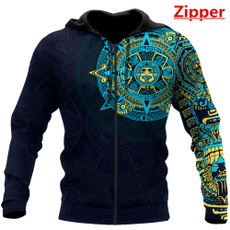 3D hoodies, zipjacket, Fashion, Aztec