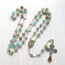 Blues, catholic, rosary, Jewelry