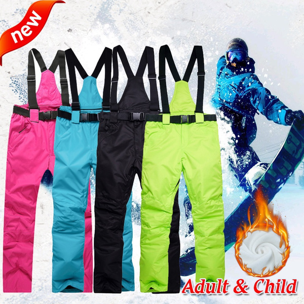 2022 New Professional Outdoor Sports High Quality Winter Snow Women's/men's Ski  Pants Bandage Windproof, Waterproof, Warm and Breathable Couple Ski Pants  (XS-3XL)