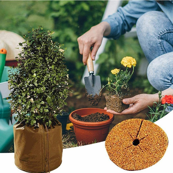Potted Plant Grow Fabrics Flowers Pouch Seedling-raising Bag Nursery Pot Seed 