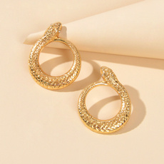 golden, earrings jewelry, earringgift, Dangle Earring