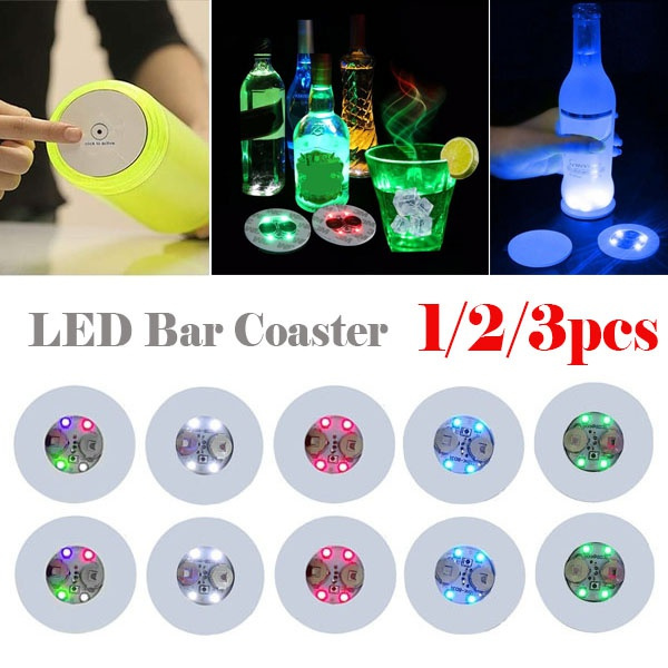 Stickers Led Light Bottles, Wine Coasters Stickers