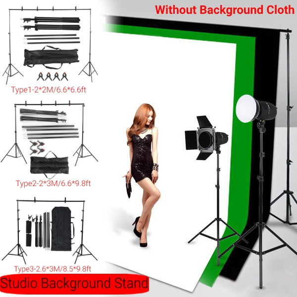 3 Types Size Photography Studio Background Stand Adjustable Backdrop