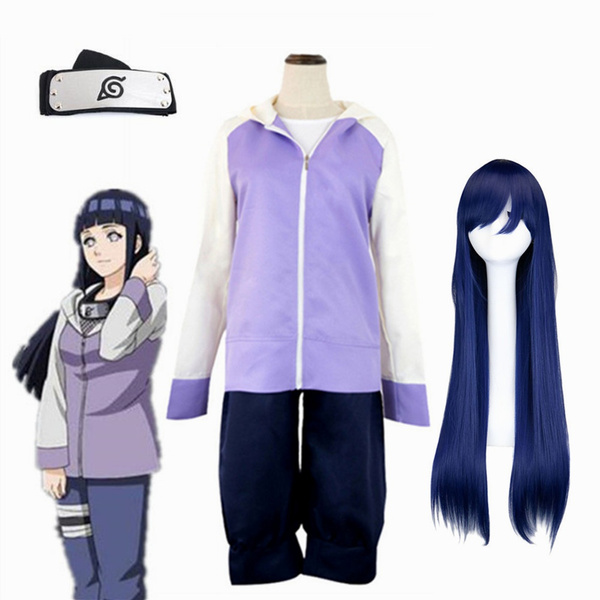 Cosplay Hinata Hyuga Naruto Shippuden tamanho brasileiro