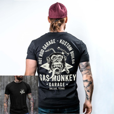 monkey, Short Sleeve T-Shirt, Cotton, Graphic T-Shirt