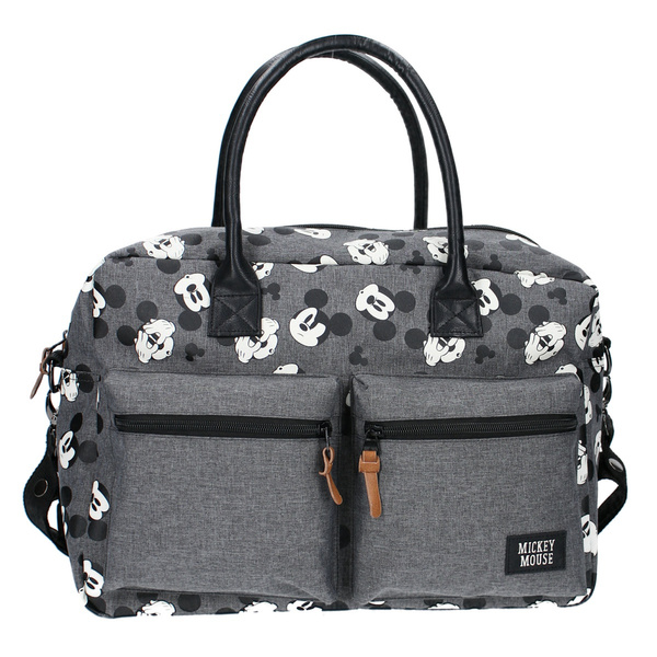 Mickey A3038 Sac multifonctions sac a langer Mickey gris 38x27x16 cm