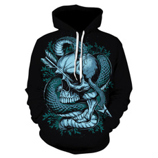 Fashion, Hoodies, skull, thinsection