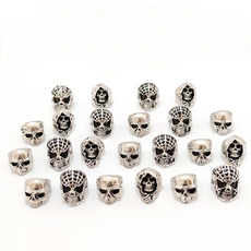 Sterling, Goth, Men, skullringsformen