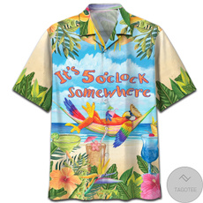 buttonupshirt, Shorts, Shirt, Hawaiian