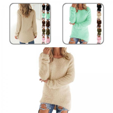 Women Sweater, pullover sweater, Sweaters, oneckpullover