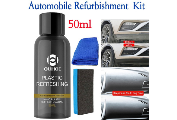 OUHOE Plastic Restore Coating Agent Auto Polish Kunststoff Gummi